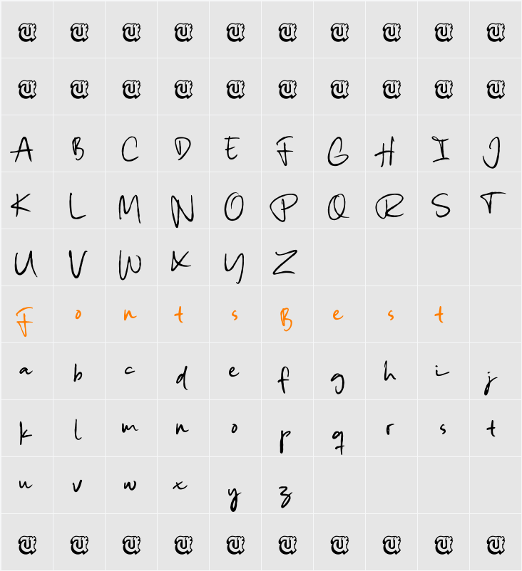 UT Little Friend Demo Character Map