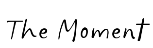 The Moment Font Image