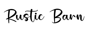 Rustic Barn Font Image