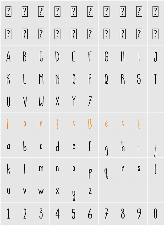 AURELLY Character Map