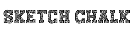 Sketch Chalk Font Image
