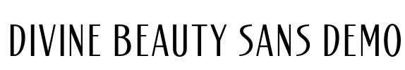 Divine Beauty Sans Demo Font Image