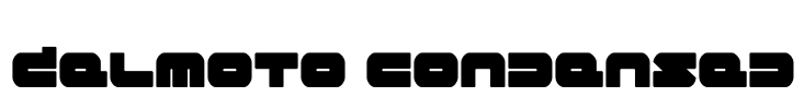 Delmoto Condensed Font Image