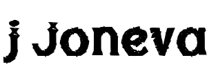 j Joneva Font Image