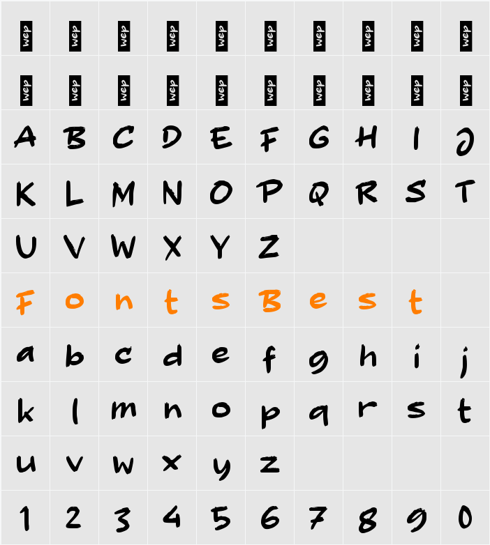 g Gado Character Map