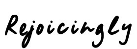 Rejoicingly Font Image