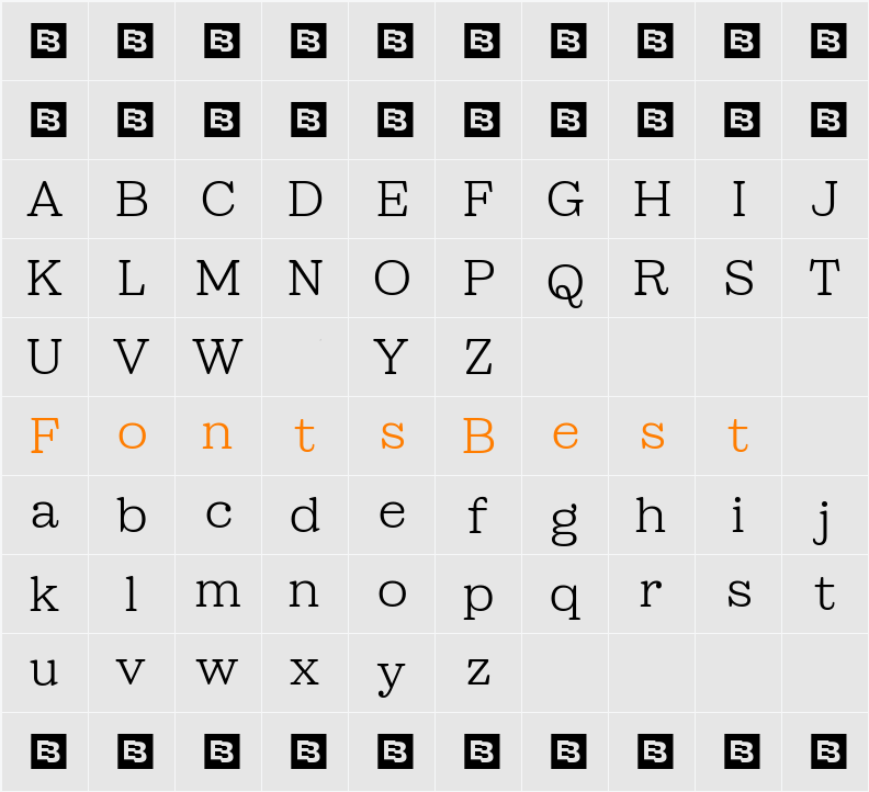 Sailer Trial Light Character Map