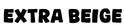 Extra Beige Font Image