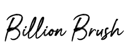 Billion Brush Font Image