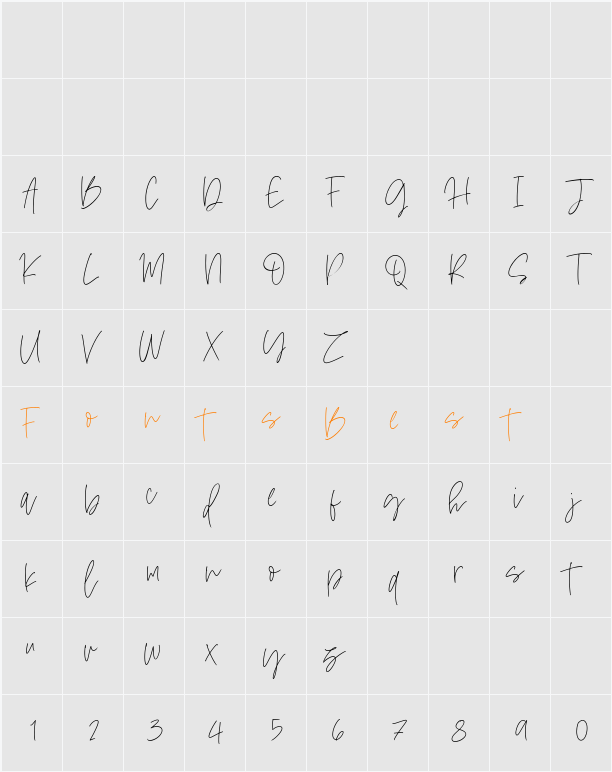 Esthetic Boots Character Map
