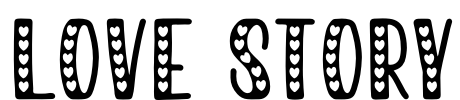 love story Font Image