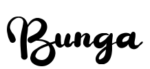 Bunga Font Image
