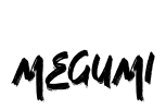 MEGUMI Font Image