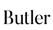 Butler Font Image
