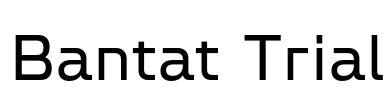 Bantat Trial Font Image