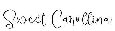 Sweet Carollina Font Image
