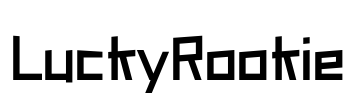 LuckyRookie Font Image