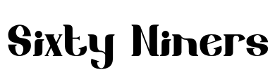 Sixty Niners Font Image