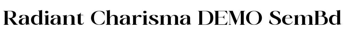 Radiant Charisma DEMO SemBd