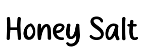 Honey Salt Font Image