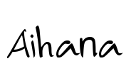 Aihana Font Image