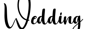 Wedding Font Image