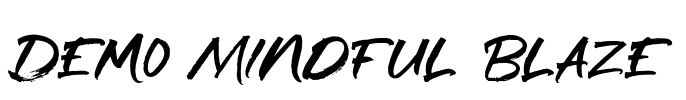 Demo Mindful Blaze Font Image