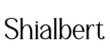Shialbert Font Image