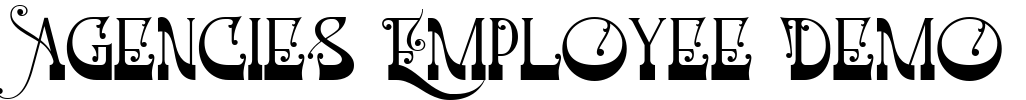 Agencies Employee Demo Font Image