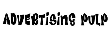 Advertising Pulp Font Image