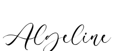 Algeline Font Image