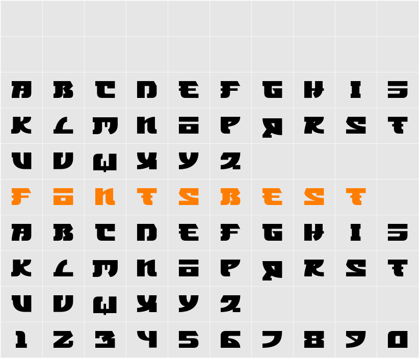 Manbokun Character Map