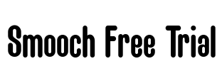 Smooch Free Trial Font Image