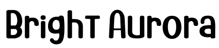 Bright Aurora Font Image