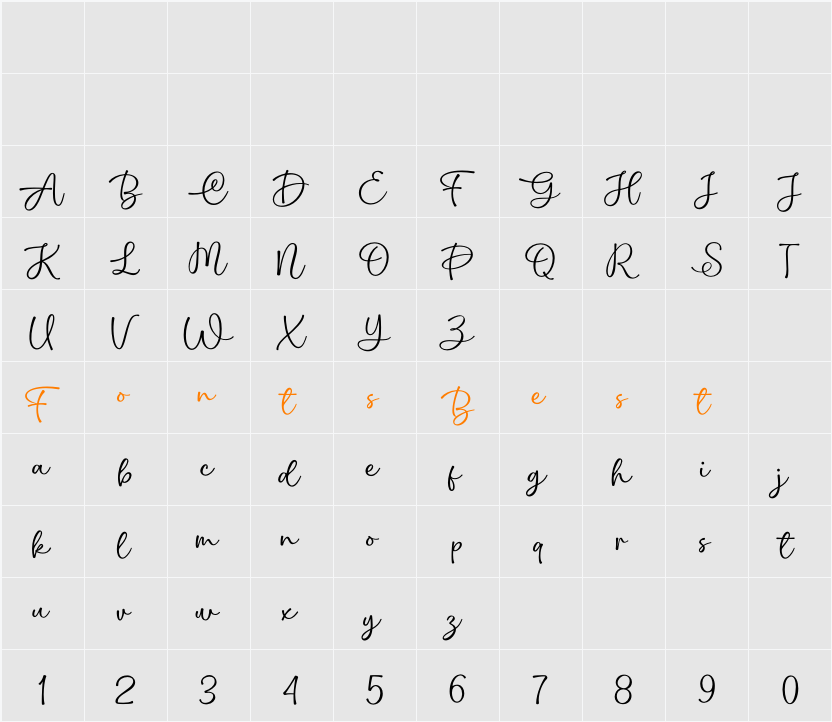 Cathilda Character Map