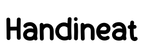 Handineat Font Image