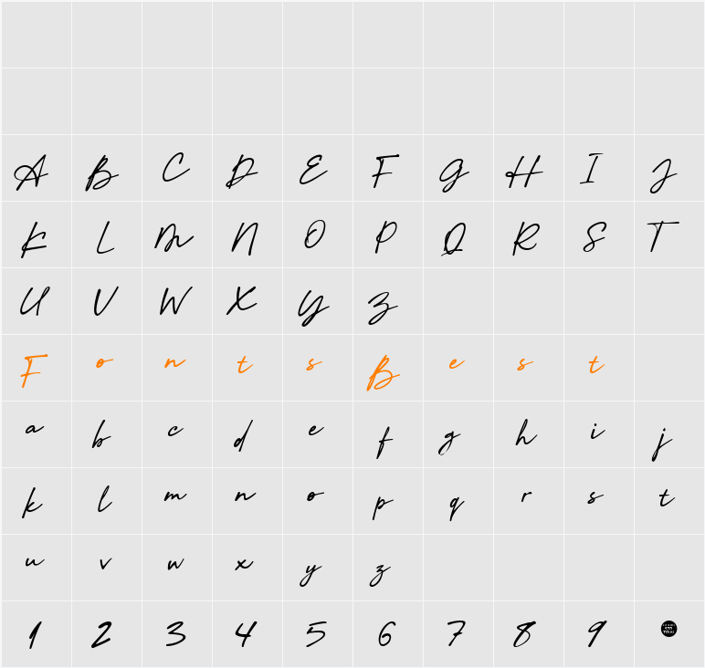 Briettany Character Map