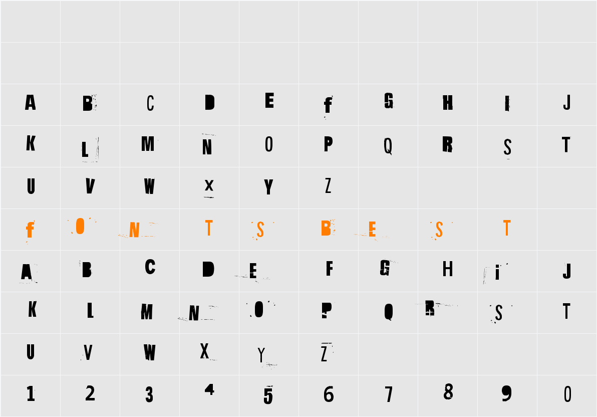 Hit me, punk! 08 Character Map