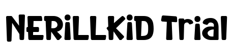 NERILLKID Trial Font Image