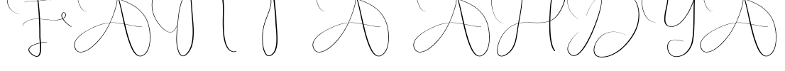 FANTA AHDYA Font Image