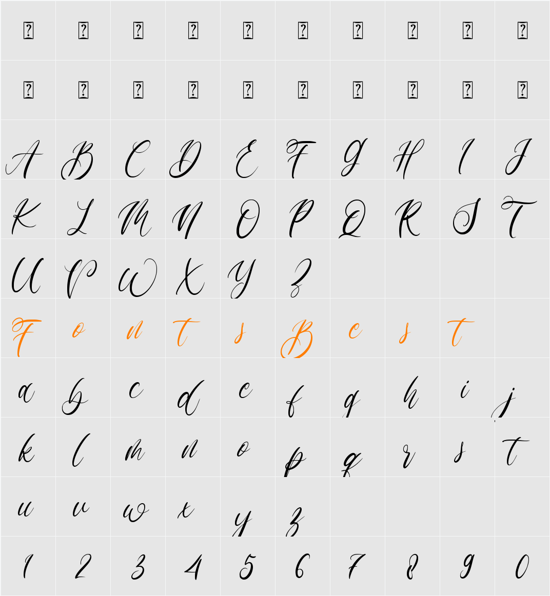 Monalissa Character Map