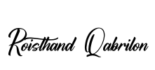 Roisthand Qabrilon Font Image