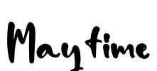 Maytime Font Image