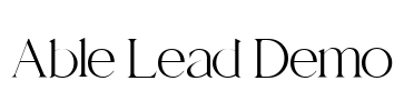 Able Lead Demo Font Image