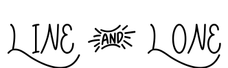 Line & Lone Font Image