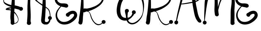 FITER ORAME Font Image