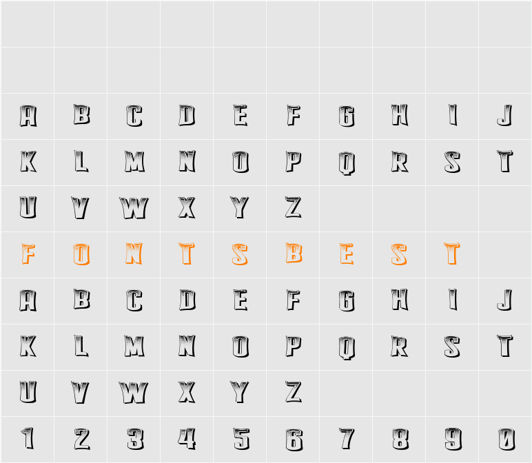 Engine Character Map