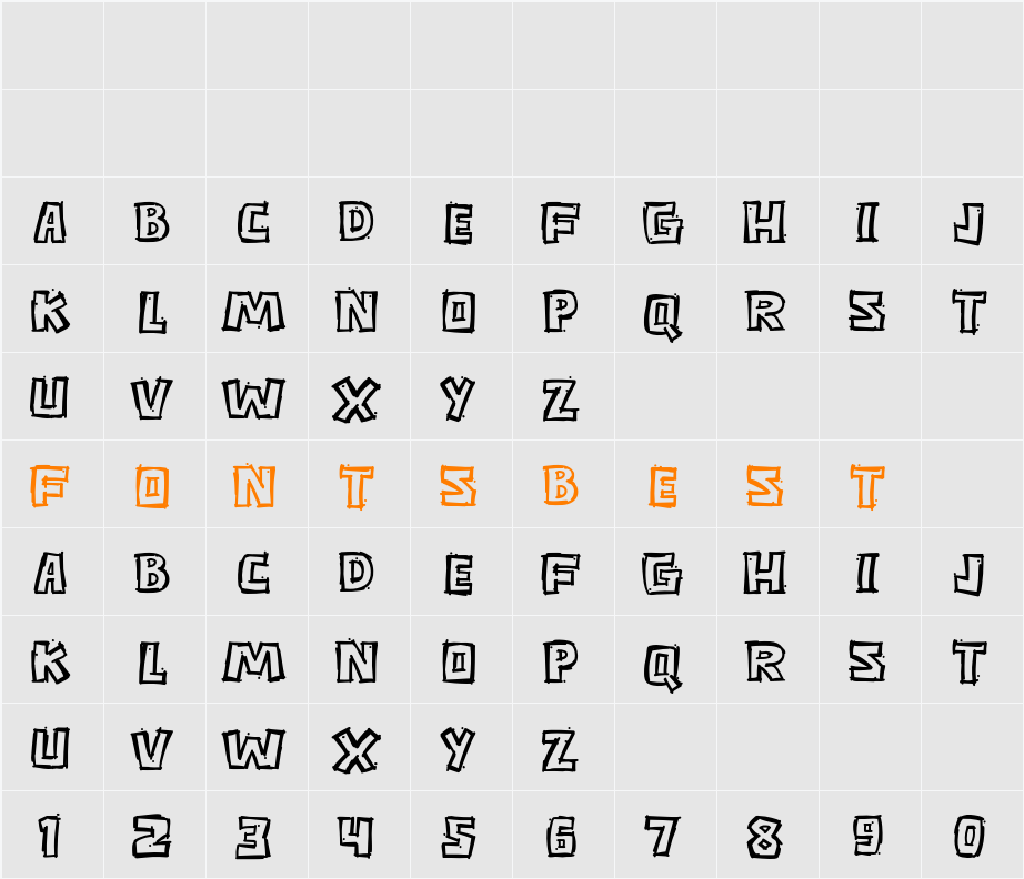 Xshow Character Map