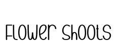 Flower Shoots Font Image