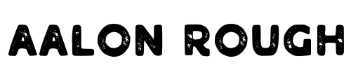 Aalon Rough Font Image
